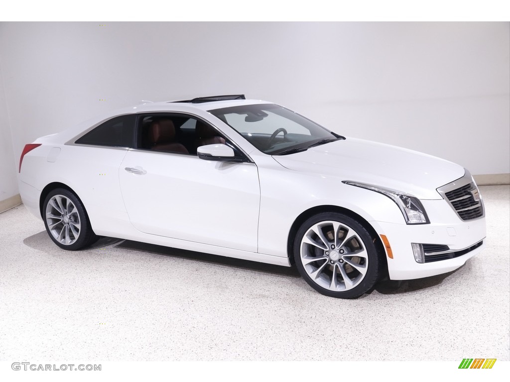 2015 ATS 3.6 Performance AWD Coupe - Crystal White Tricoat / Kona Brown/Jet Black photo #1