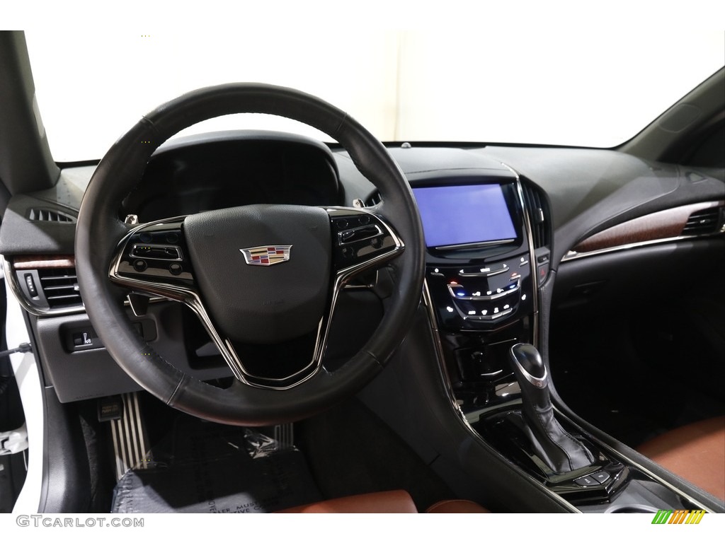 2015 ATS 3.6 Performance AWD Coupe - Crystal White Tricoat / Kona Brown/Jet Black photo #6