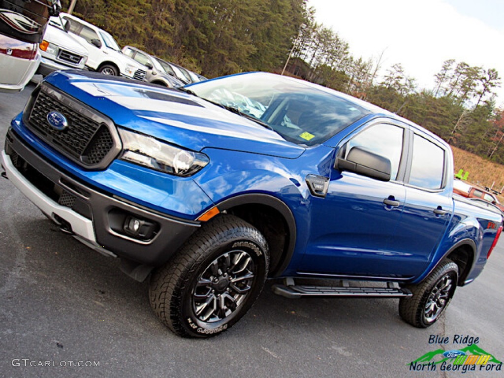 2020 Ranger XLT SuperCrew 4x4 - Lightning Blue / Ebony photo #27