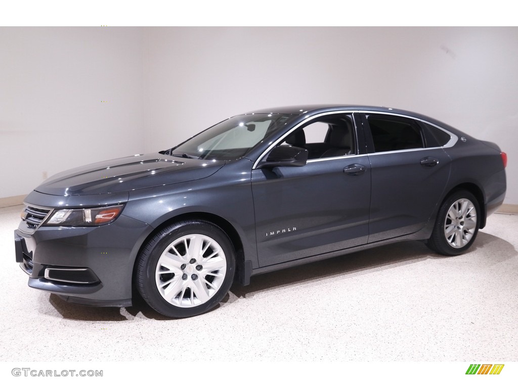 2018 Impala LS - Nightfall Gray Metallic / Jet Black/Dark Titanium photo #3