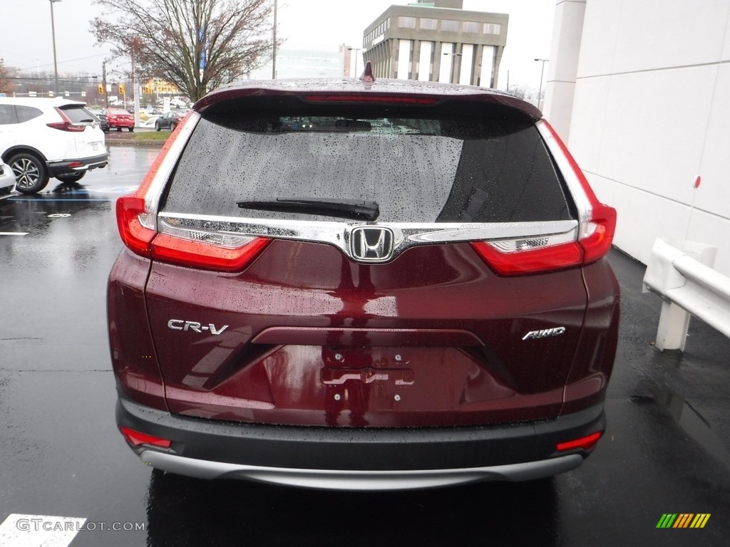 2019 CR-V EX-L AWD - Basque Red Pearl II / Gray photo #8