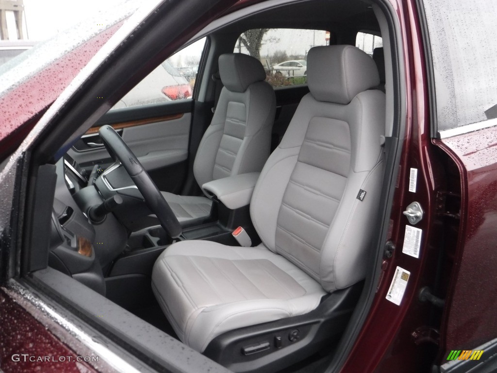 2019 CR-V EX-L AWD - Basque Red Pearl II / Gray photo #17