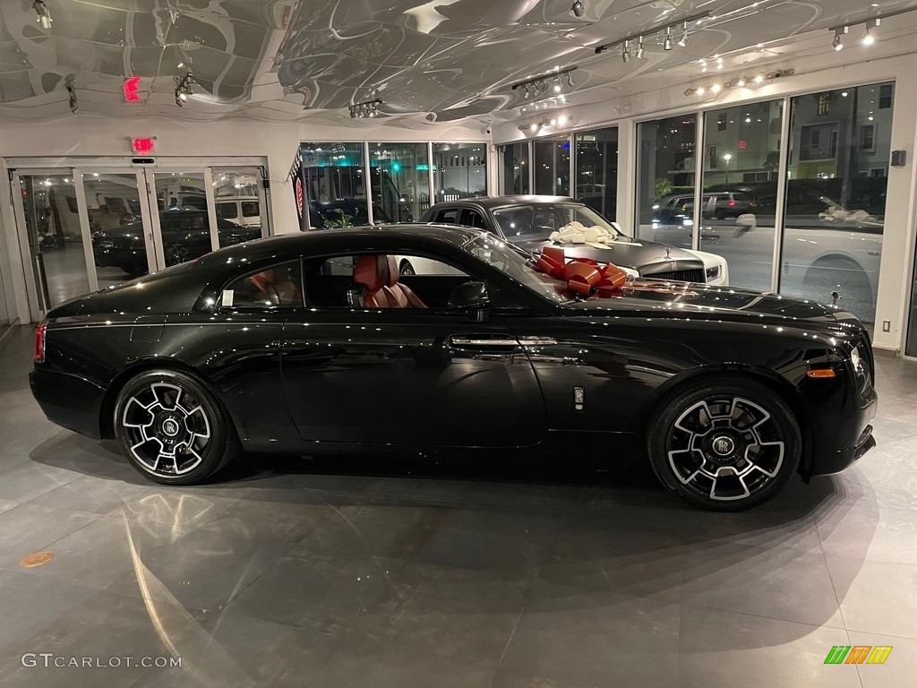 Black 2017 Rolls-Royce Wraith Standard Wraith Model Exterior Photo #143350776
