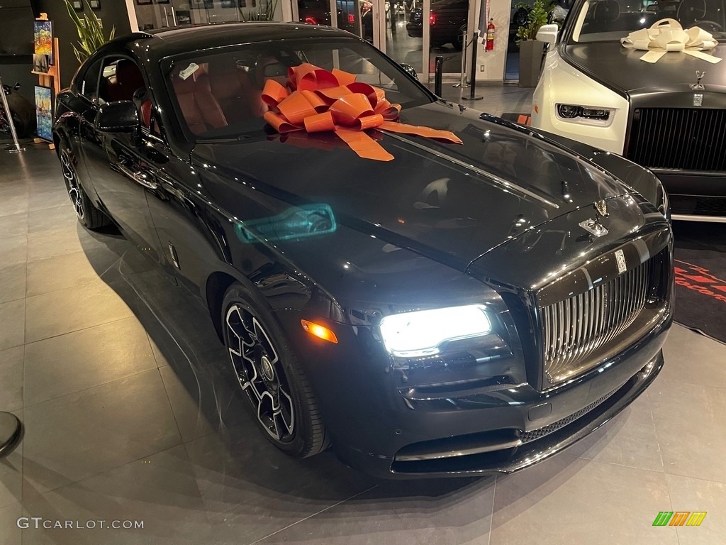 Black 2017 Rolls-Royce Wraith Standard Wraith Model Exterior Photo #143350800