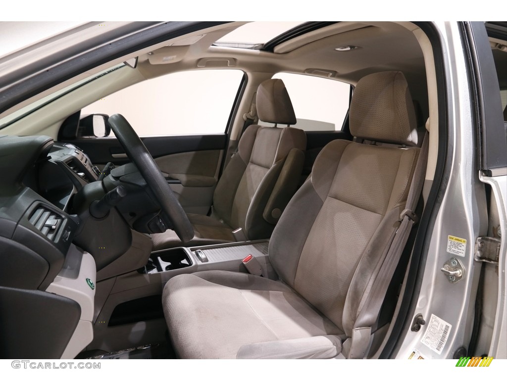 2014 CR-V EX AWD - Alabaster Silver Metallic / Gray photo #5