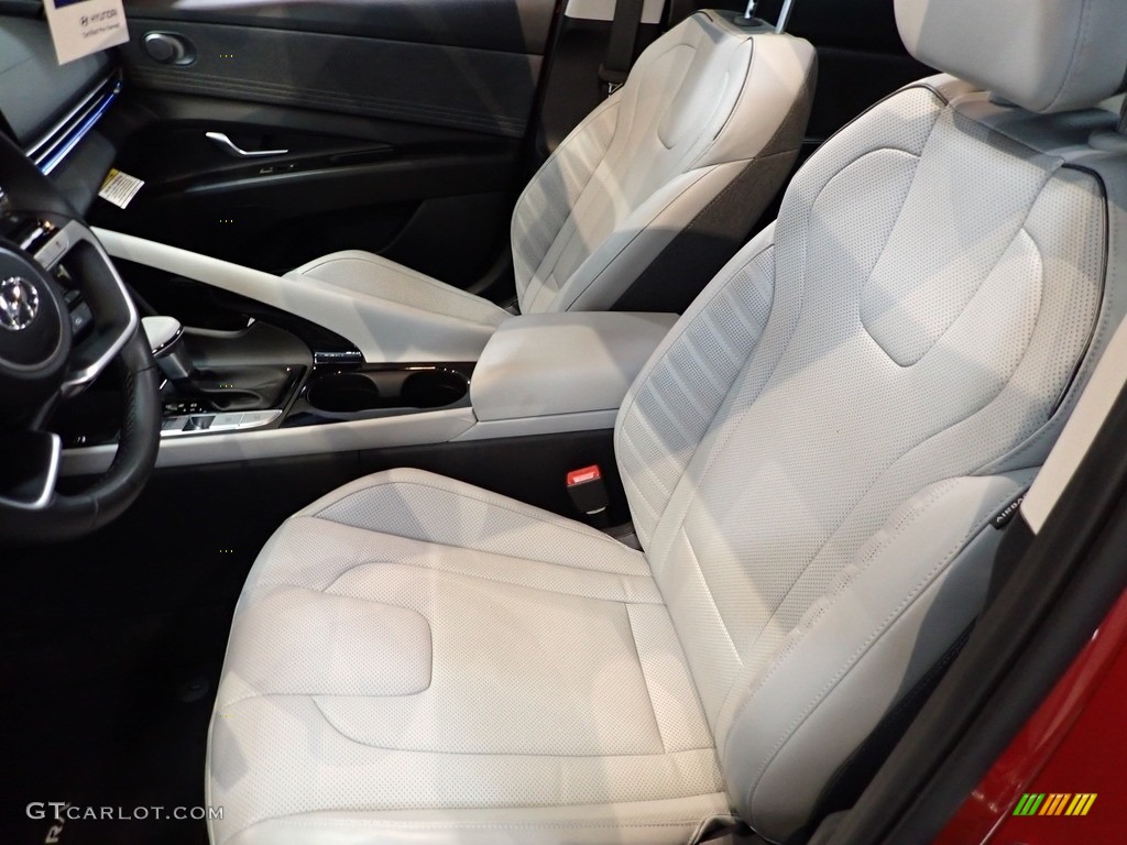 2021 Elantra Limited - Lava Orange / Medium Gray photo #16