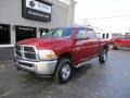 2010 Inferno Red Crystal Pearl Dodge Ram 2500 ST Crew Cab 4x4  photo #2