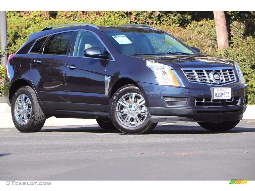 2016 SRX Luxury - Sapphire Blue Metallic / Shale/Brownstone photo #1