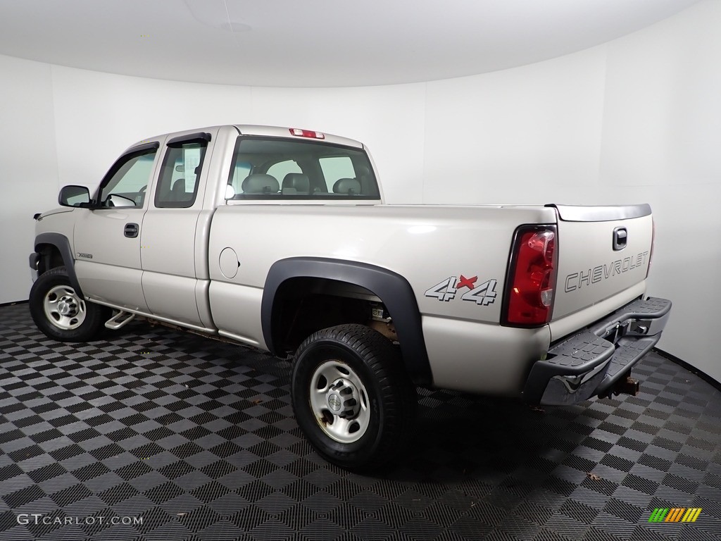 2006 Silverado 2500HD Work Truck Extended Cab 4x4 - Silver Birch Metallic / Dark Charcoal photo #9