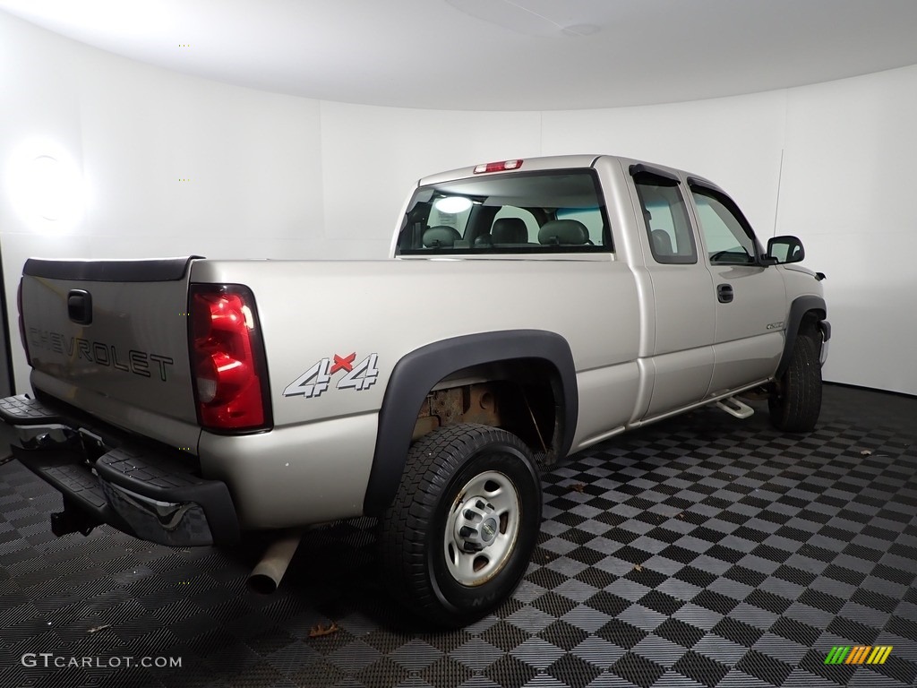 2006 Silverado 2500HD Work Truck Extended Cab 4x4 - Silver Birch Metallic / Dark Charcoal photo #12