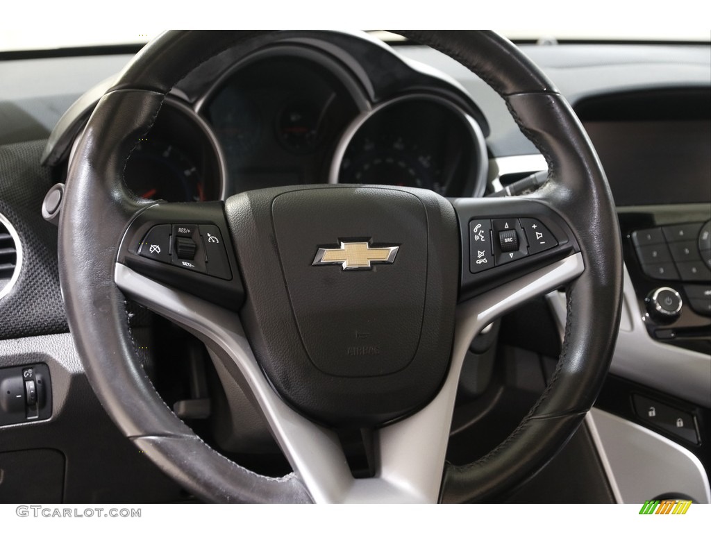 2013 Chevrolet Cruze LT Jet Black Steering Wheel Photo #143353887