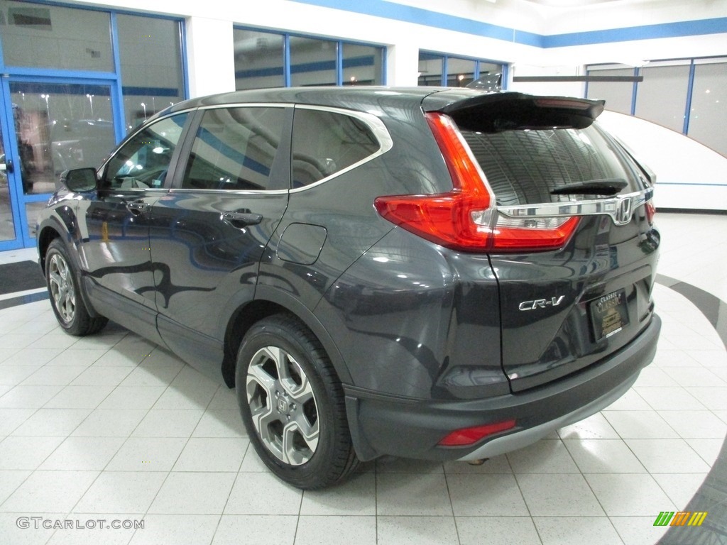 2018 CR-V EX AWD - Modern Steel Metallic / Gray photo #9
