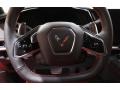 2020 Chevrolet Corvette Adrenaline Red/Jet Black Interior Steering Wheel Photo