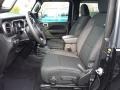 2021 Jeep Wrangler Black Interior Front Seat Photo
