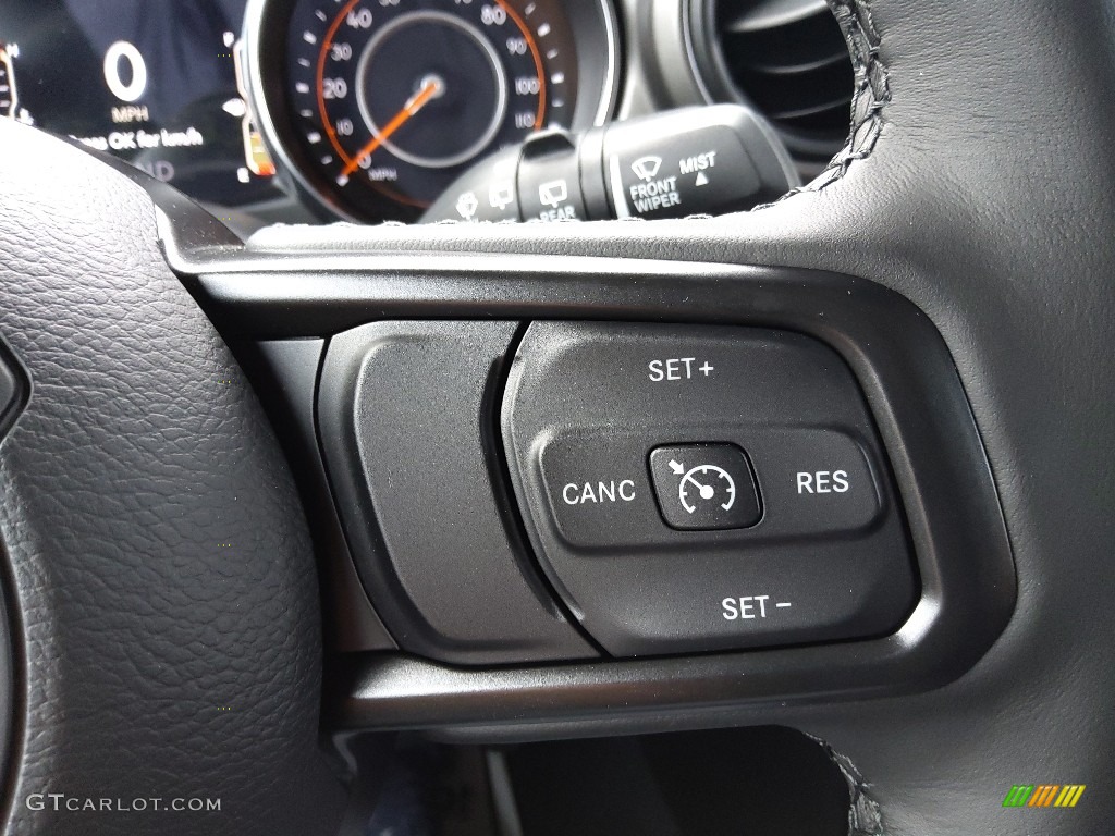 2021 Jeep Wrangler Sport 4x4 Black Steering Wheel Photo #143355192
