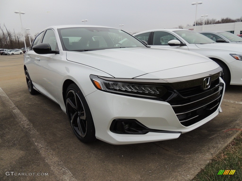 Platinum White Pearl 2022 Honda Accord Sport Exterior Photo #143355664