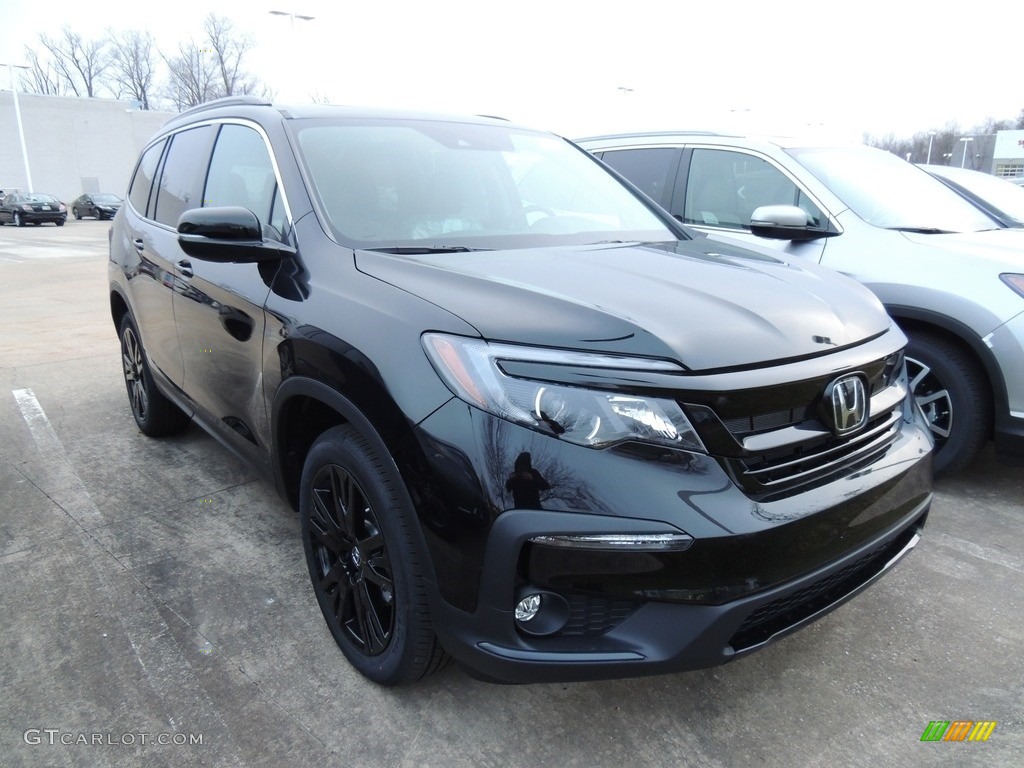 2022 Pilot Special Edition AWD - Crystal Black Pearl / Black photo #3