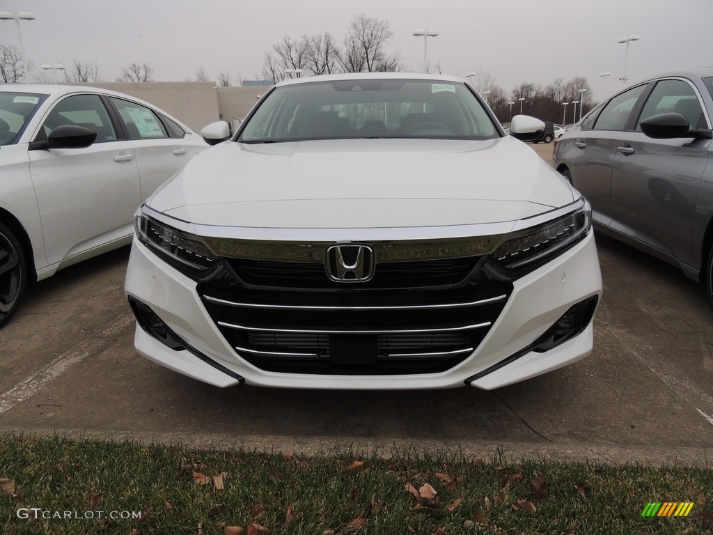 2021 Accord Touring - Platinum White Pearl / Black photo #2