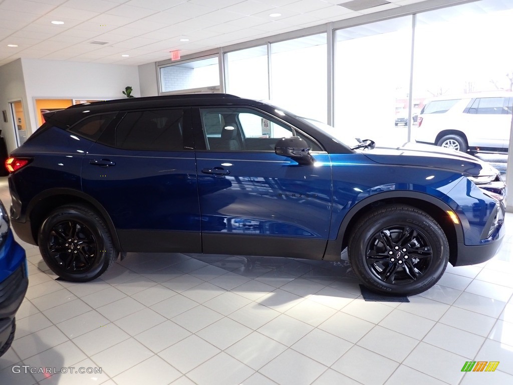 Blue Glow Metallic 2022 Chevrolet Blazer LT AWD Exterior Photo #143357025