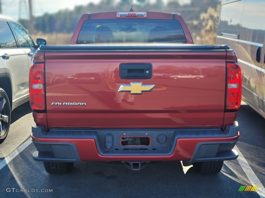 2015 Colorado Z71 Crew Cab - Red Rock Metallic / Jet Black photo #4