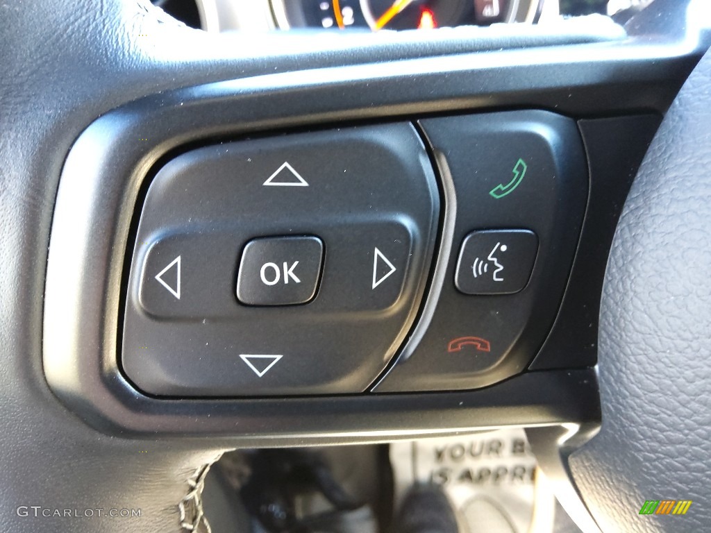 2021 Jeep Wrangler Sport 4x4 Black Steering Wheel Photo #143357232