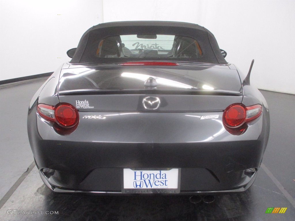 2016 MX-5 Miata Club Roadster - Meteor Gray Mica / Black photo #6