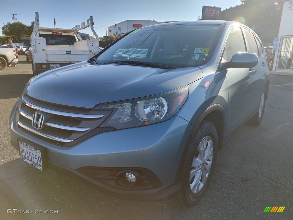 2014 CR-V EX - Twilight Blue Metallic / Black photo #3