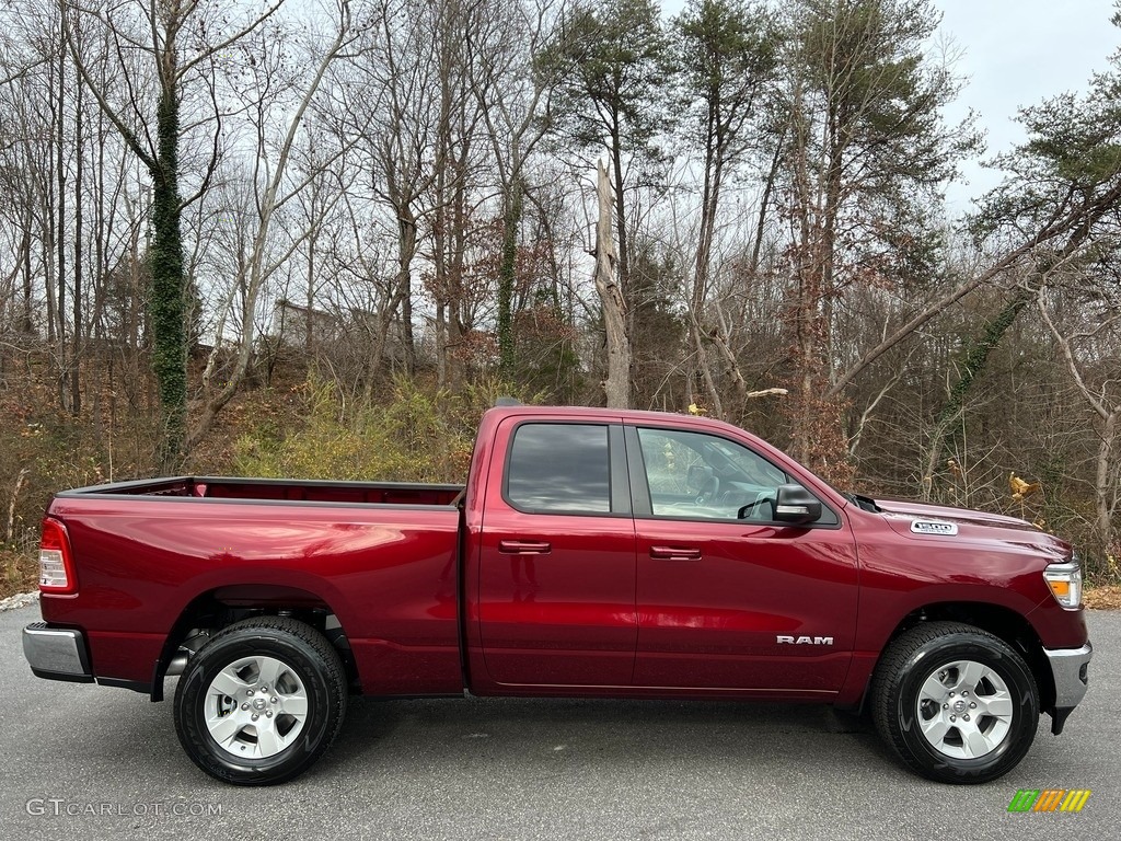 Delmonico Red Pearl 2022 Ram 1500 Big Horn Quad Cab 4x4 Exterior Photo #143358603