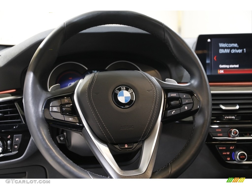 2019 BMW 5 Series 530i xDrive Sedan Steering Wheel Photos