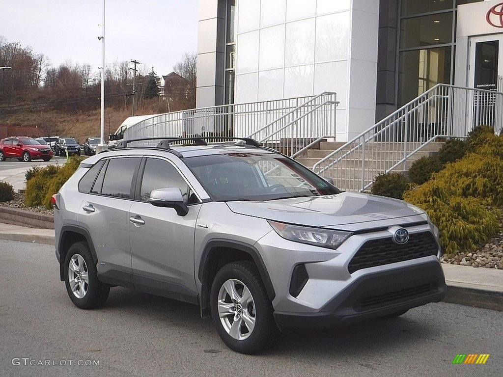 2019 RAV4 LE AWD Hybrid - Silver Sky Metallic / Black photo #1