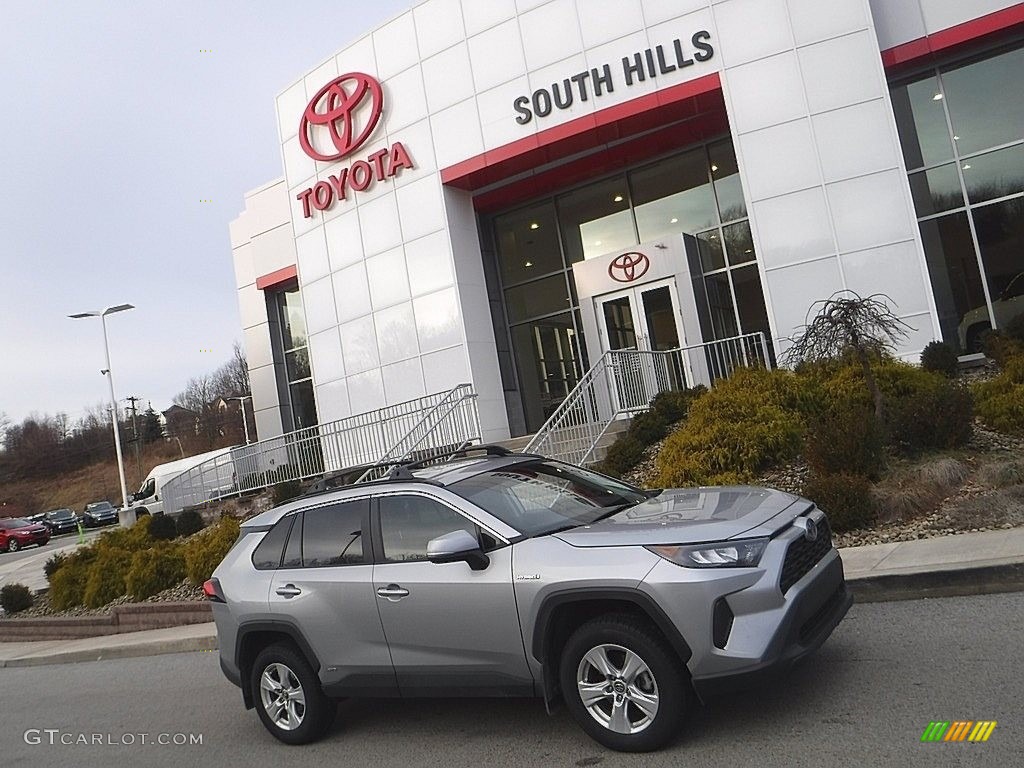 2019 RAV4 LE AWD Hybrid - Silver Sky Metallic / Black photo #2