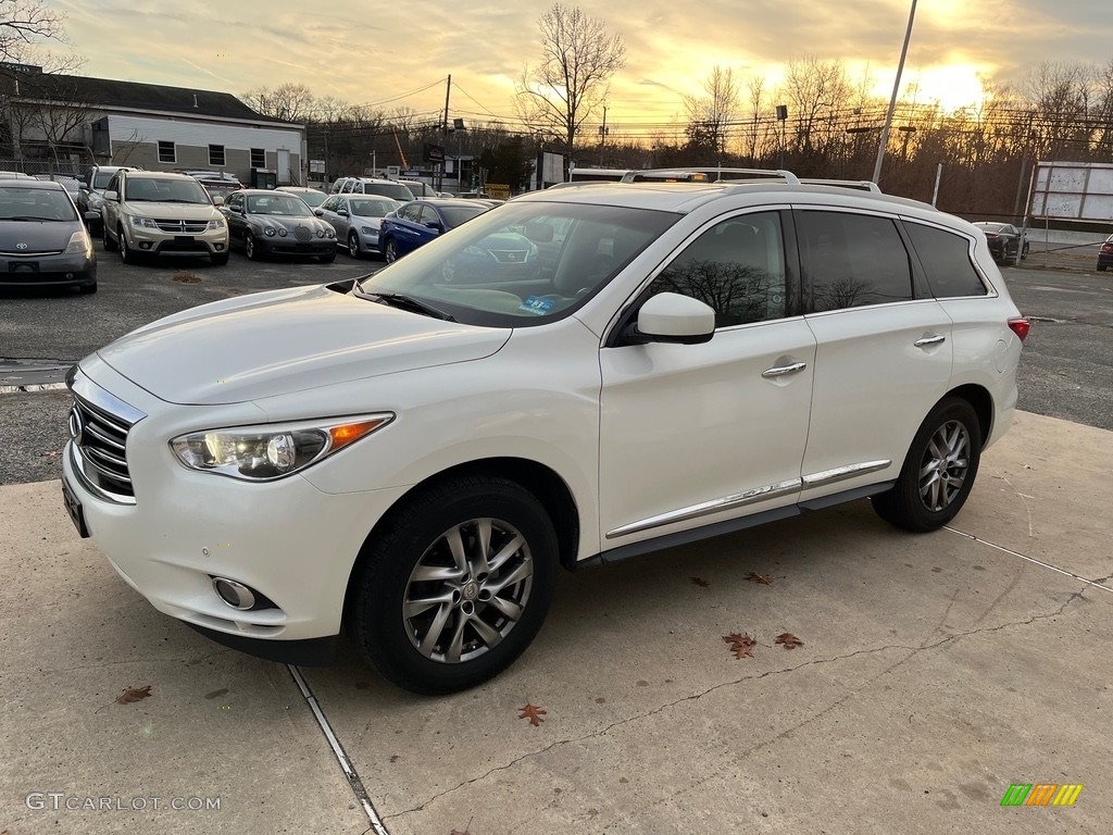 2013 JX 35 AWD - Moonlight White / Graphite photo #2