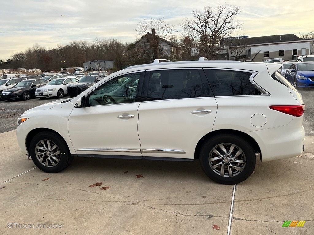 2013 JX 35 AWD - Moonlight White / Graphite photo #4