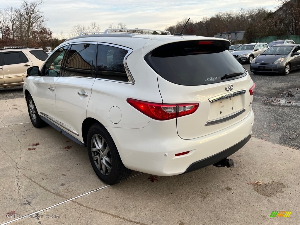 2013 JX 35 AWD - Moonlight White / Graphite photo #6