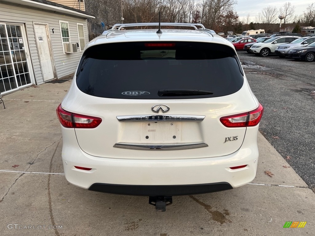 2013 JX 35 AWD - Moonlight White / Graphite photo #7