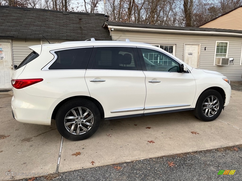 2013 JX 35 AWD - Moonlight White / Graphite photo #9