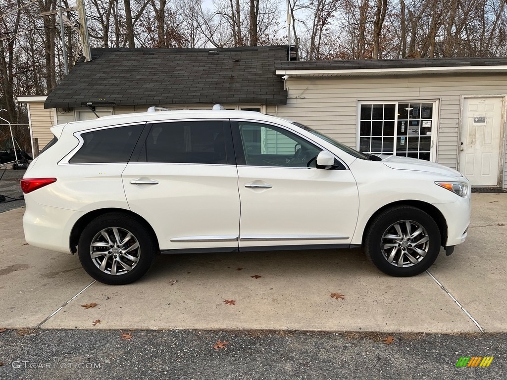 2013 JX 35 AWD - Moonlight White / Graphite photo #10