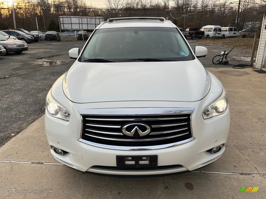 2013 JX 35 AWD - Moonlight White / Graphite photo #13