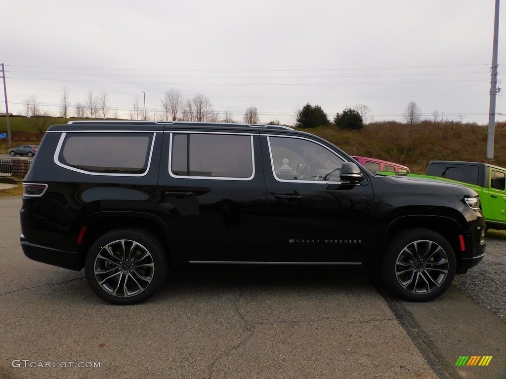 Diamond Black Crystal Pearl 2022 Jeep Grand Wagoneer Series III 4x4 Exterior Photo #143362296