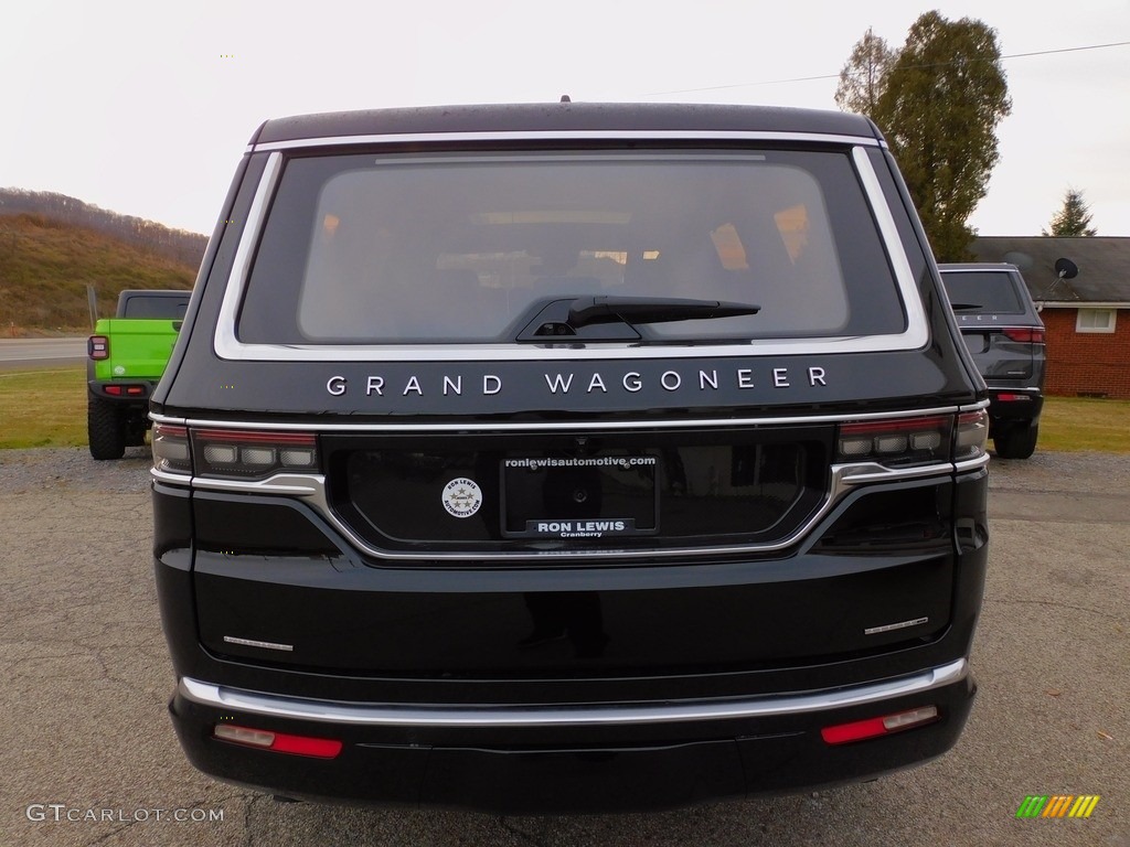 2022 Grand Wagoneer Series III 4x4 - Diamond Black Crystal Pearl / Global Black photo #6