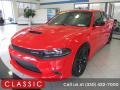 2018 Octane Red Pearl Dodge Charger SXT Plus  photo #1