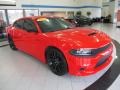 2018 Octane Red Pearl Dodge Charger SXT Plus  photo #3