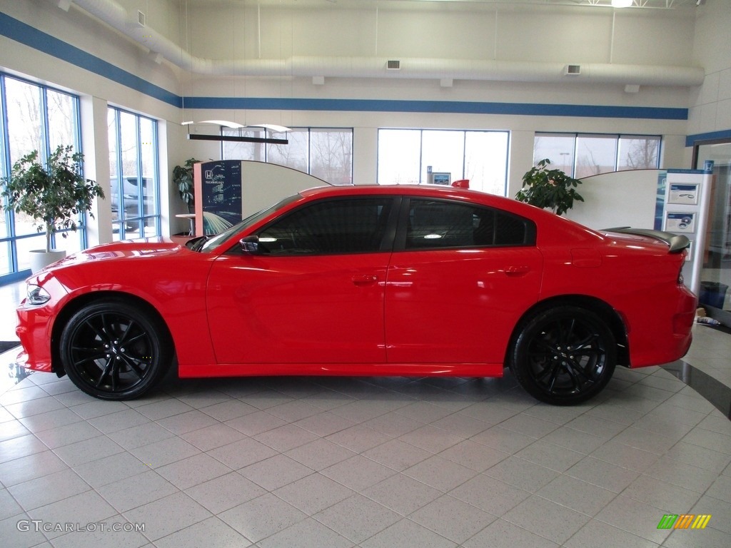 2018 Charger SXT Plus - Octane Red Pearl / Black photo #10