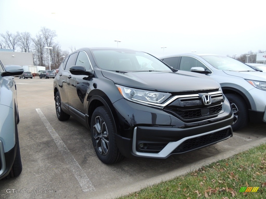 Crystal Black Pearl 2022 Honda CR-V EX-L AWD Exterior Photo #143363484