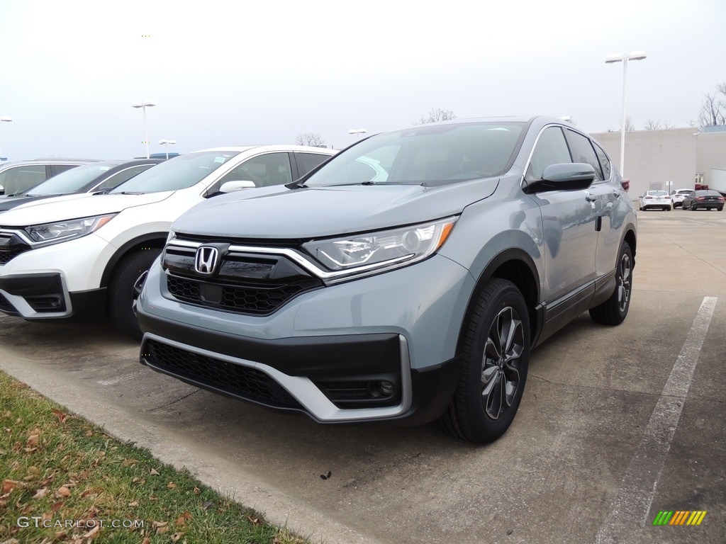 Sonic Gray Pearl 2022 Honda CR-V EX AWD Exterior Photo #143363559