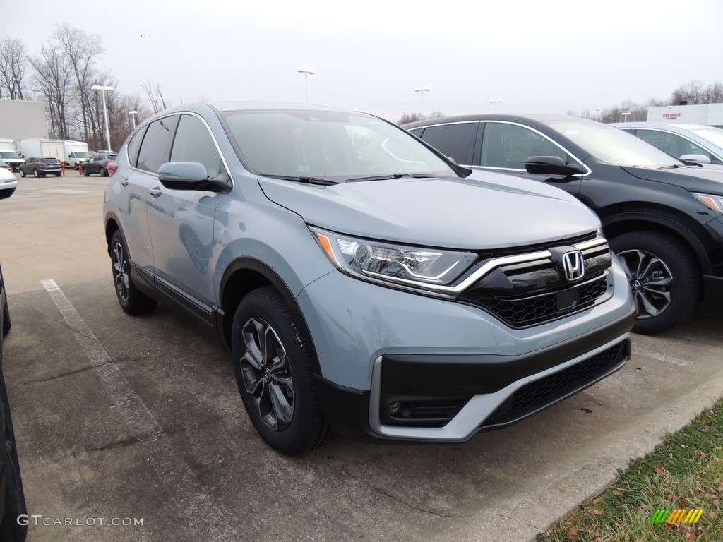 Sonic Gray Pearl 2022 Honda CR-V EX AWD Exterior Photo #143363577