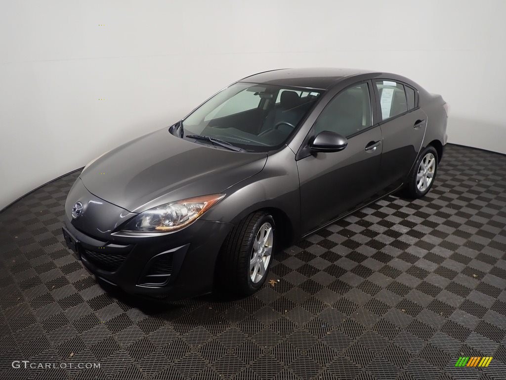2010 MAZDA3 i Touring 4 Door - Metropolitan Gray Mica / Black photo #7