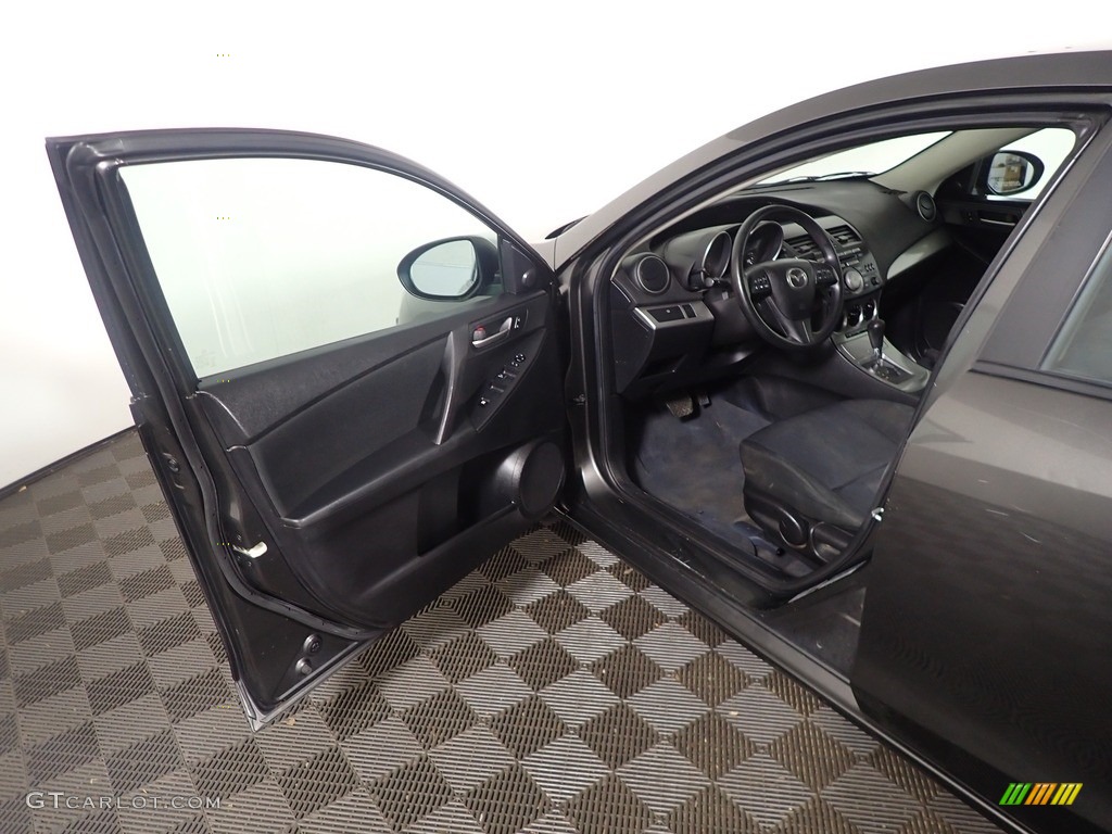 2010 MAZDA3 i Touring 4 Door - Metropolitan Gray Mica / Black photo #16