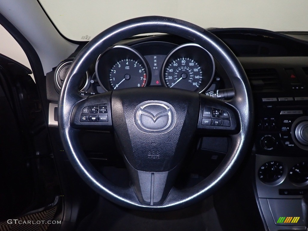 2010 MAZDA3 i Touring 4 Door - Metropolitan Gray Mica / Black photo #23