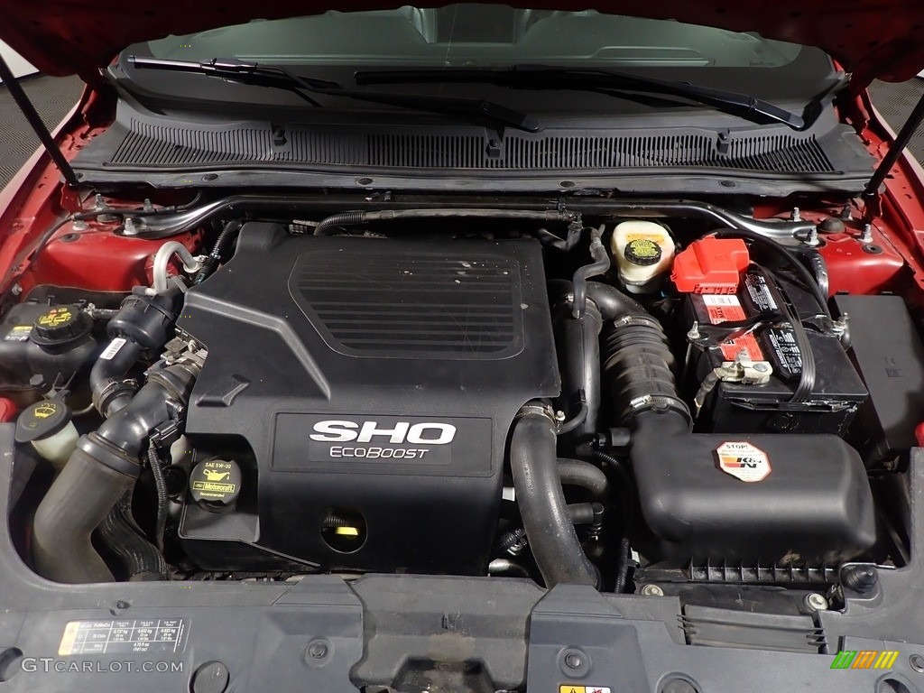 2013 Taurus SHO AWD - Ruby Red Metallic / Charcoal Black photo #8
